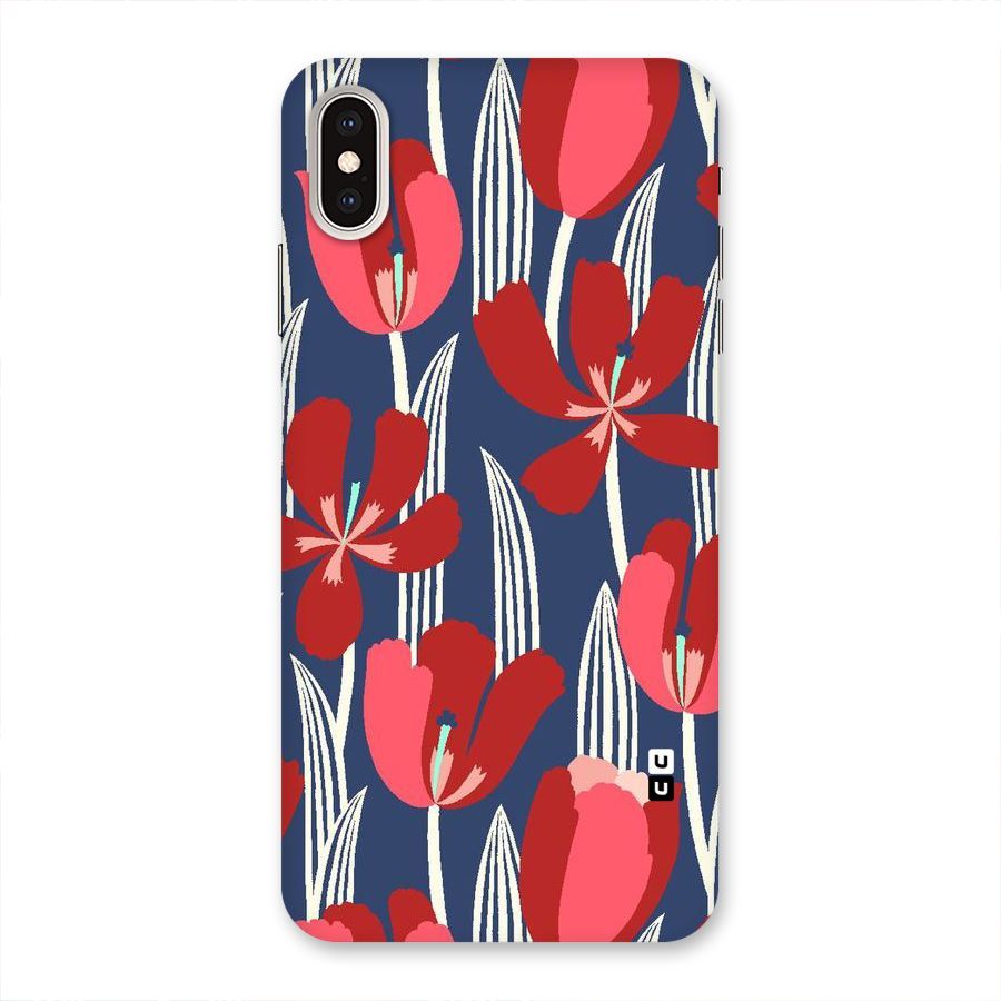 Artistic Tulips Back Case for iPhone XS Max