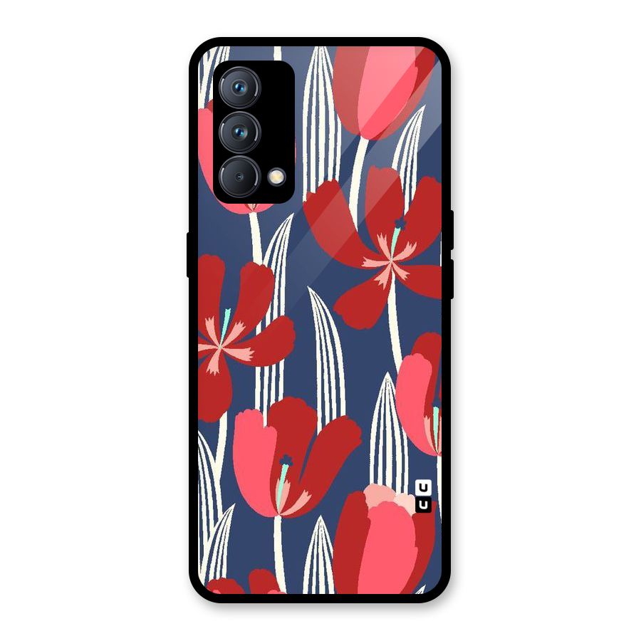 Artistic Tulips Glass Back Case for Realme GT Master Edition
