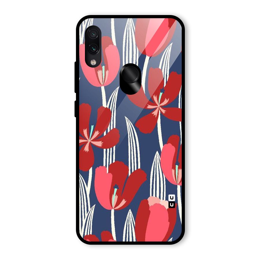 Artistic Tulips Glass Back Case for Redmi Note 7 Pro