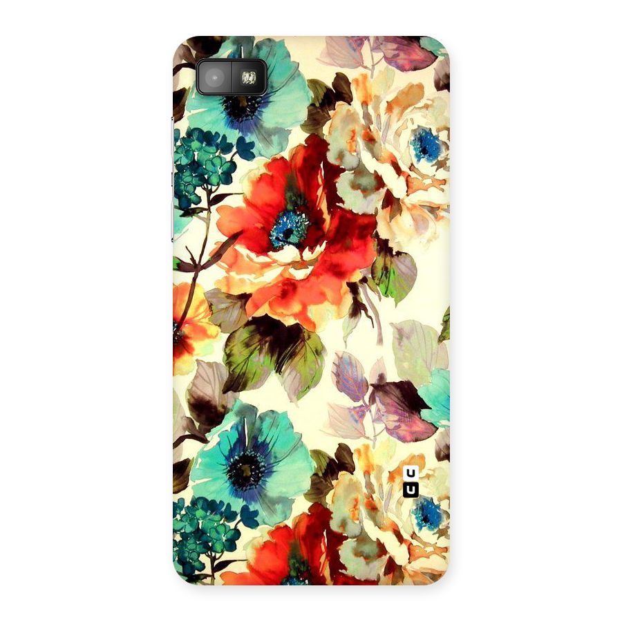 Artsy Bloom Flower Back Case for Blackberry Z10