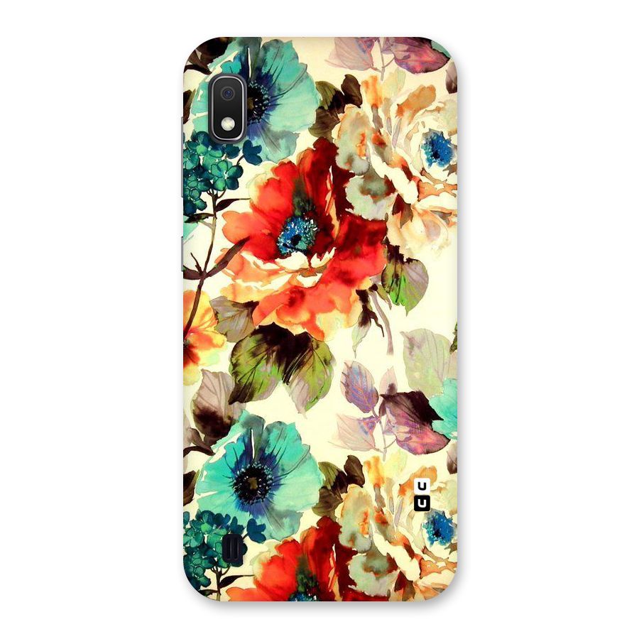 Artsy Bloom Flower Back Case for Galaxy A10