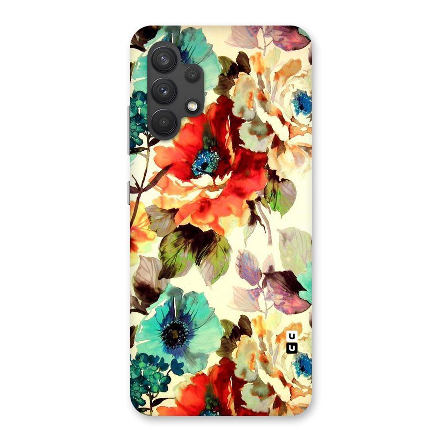 Artsy Bloom Flower Back Case for Galaxy A32