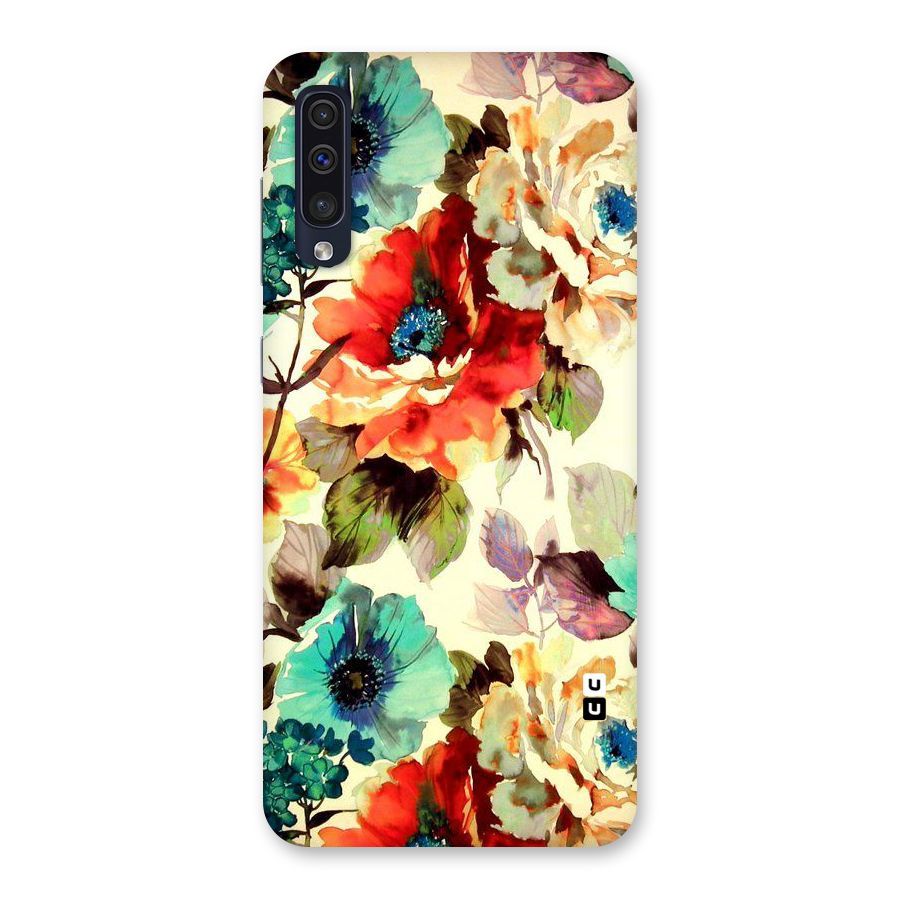 Artsy Bloom Flower Back Case for Galaxy A50