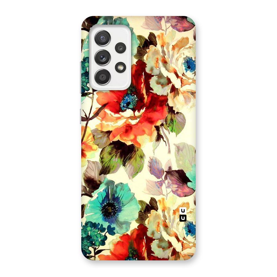 Artsy Bloom Flower Back Case for Galaxy A52