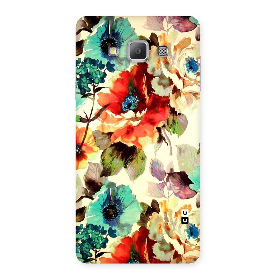Artsy Bloom Flower Back Case for Galaxy A7