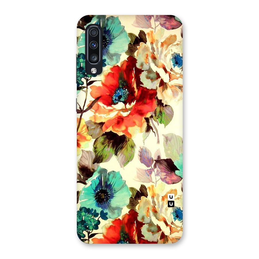 Artsy Bloom Flower Back Case for Galaxy A70