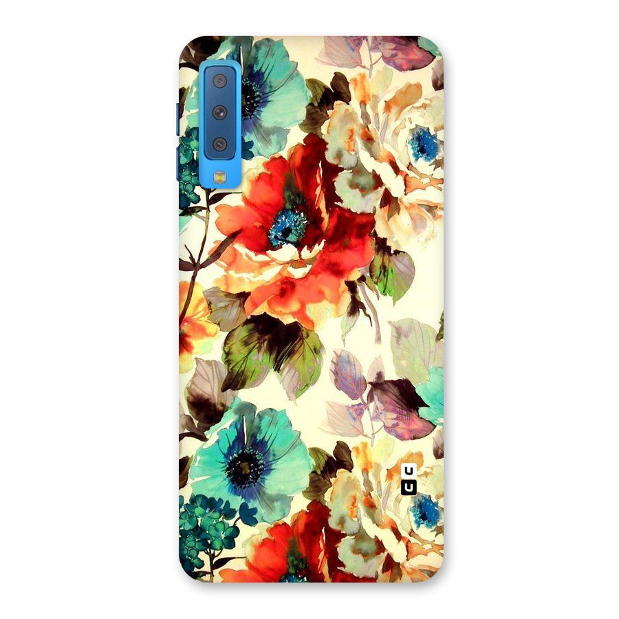 Artsy Bloom Flower Back Case for Galaxy A7 (2018)
