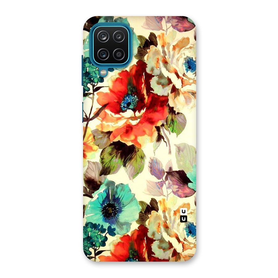 Artsy Bloom Flower Back Case for Galaxy F12