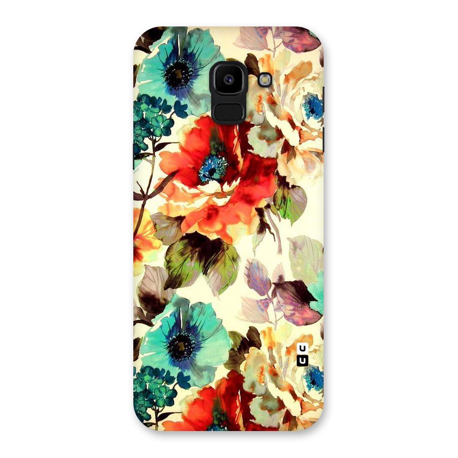 Artsy Bloom Flower Back Case for Galaxy J6