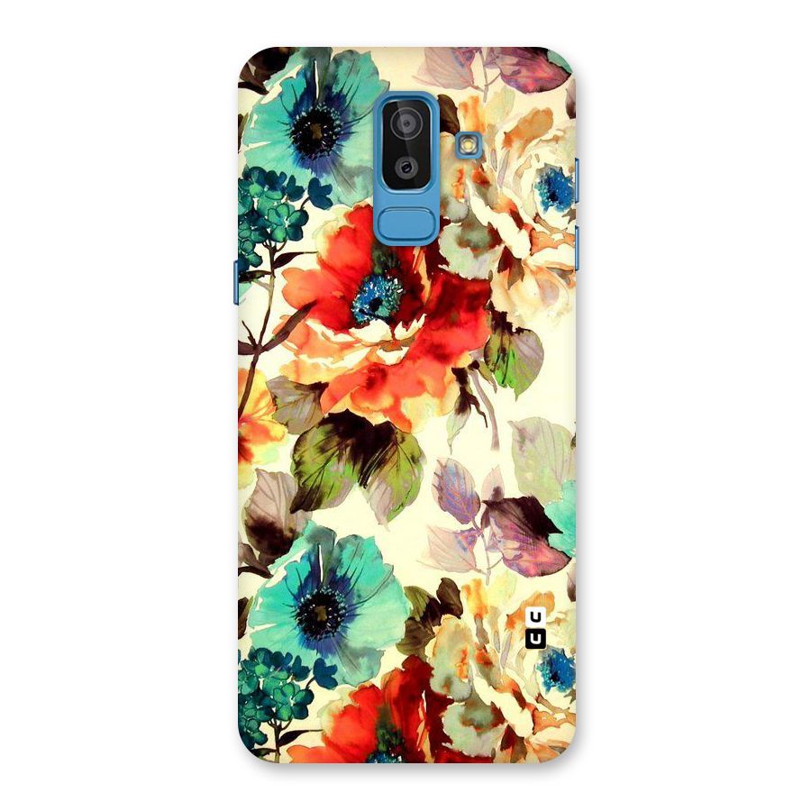Artsy Bloom Flower Back Case for Galaxy J8