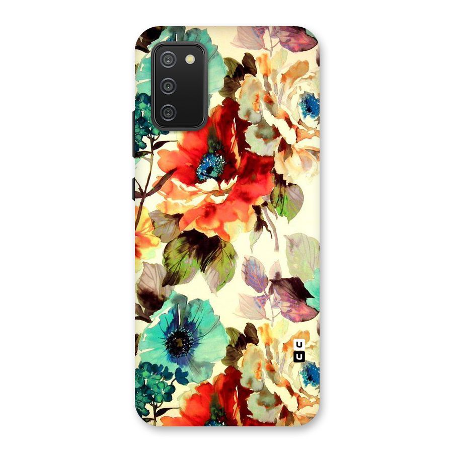 Artsy Bloom Flower Back Case for Galaxy M02s