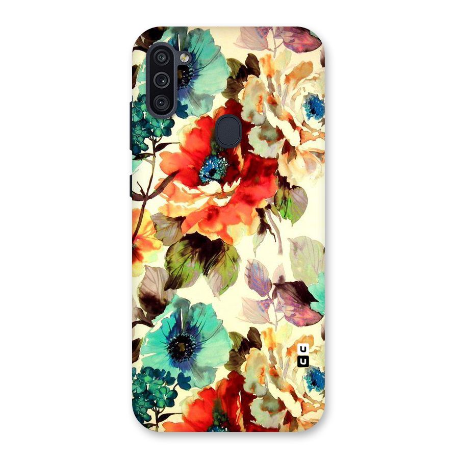 Artsy Bloom Flower Back Case for Galaxy M11