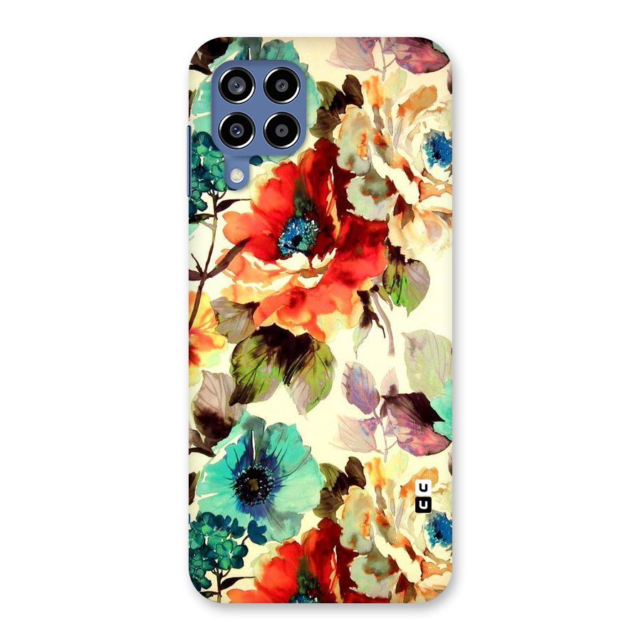 Artsy Bloom Flower Back Case for Galaxy M53 5G