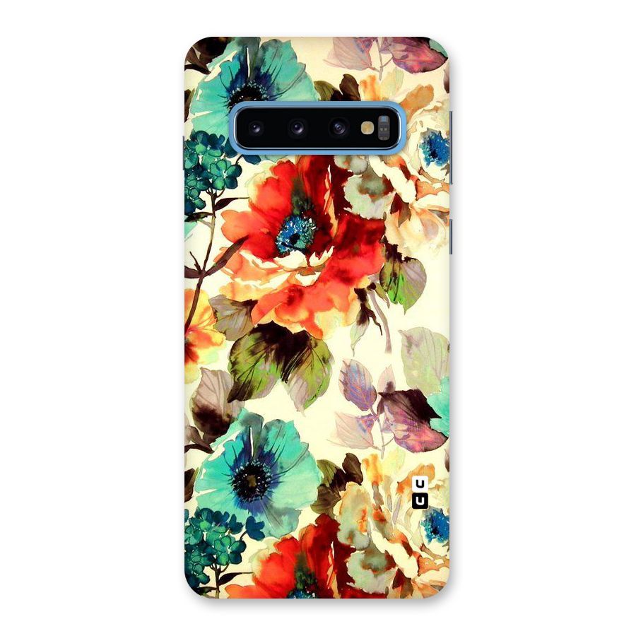Artsy Bloom Flower Back Case for Galaxy S10