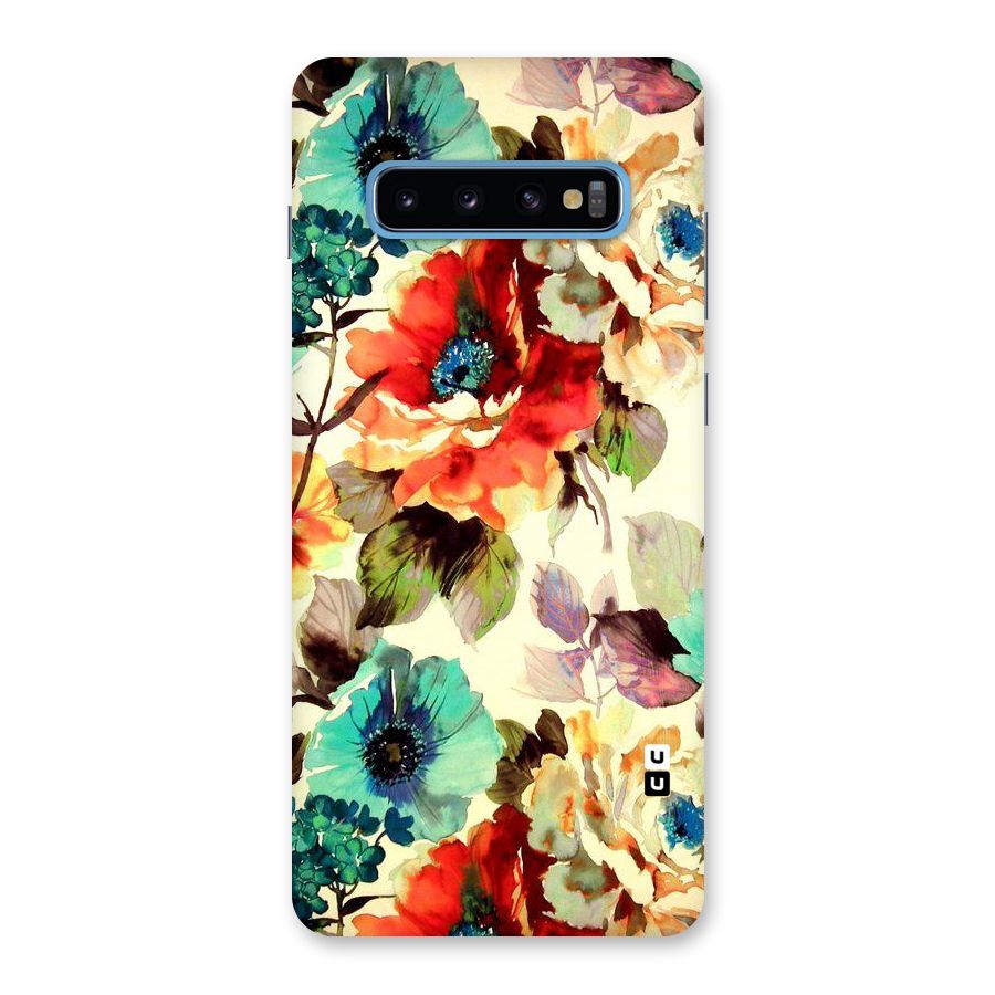 Artsy Bloom Flower Back Case for Galaxy S10 Plus