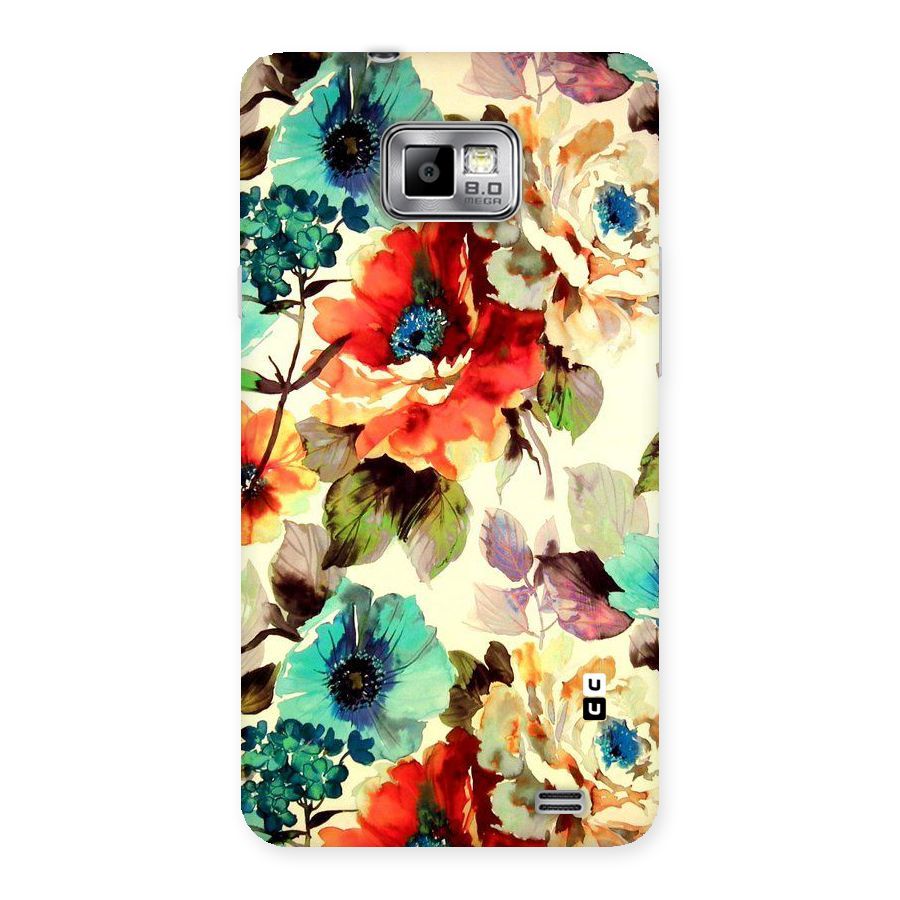 Artsy Bloom Flower Back Case for Galaxy S2