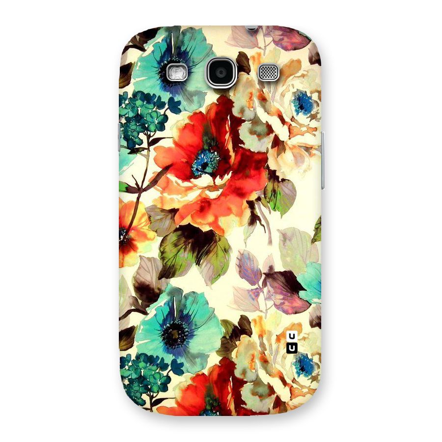 Artsy Bloom Flower Back Case for Galaxy S3