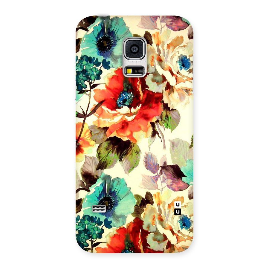 Artsy Bloom Flower Back Case for Galaxy S5 Mini