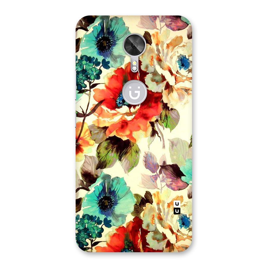 Artsy Bloom Flower Back Case for Gionee A1