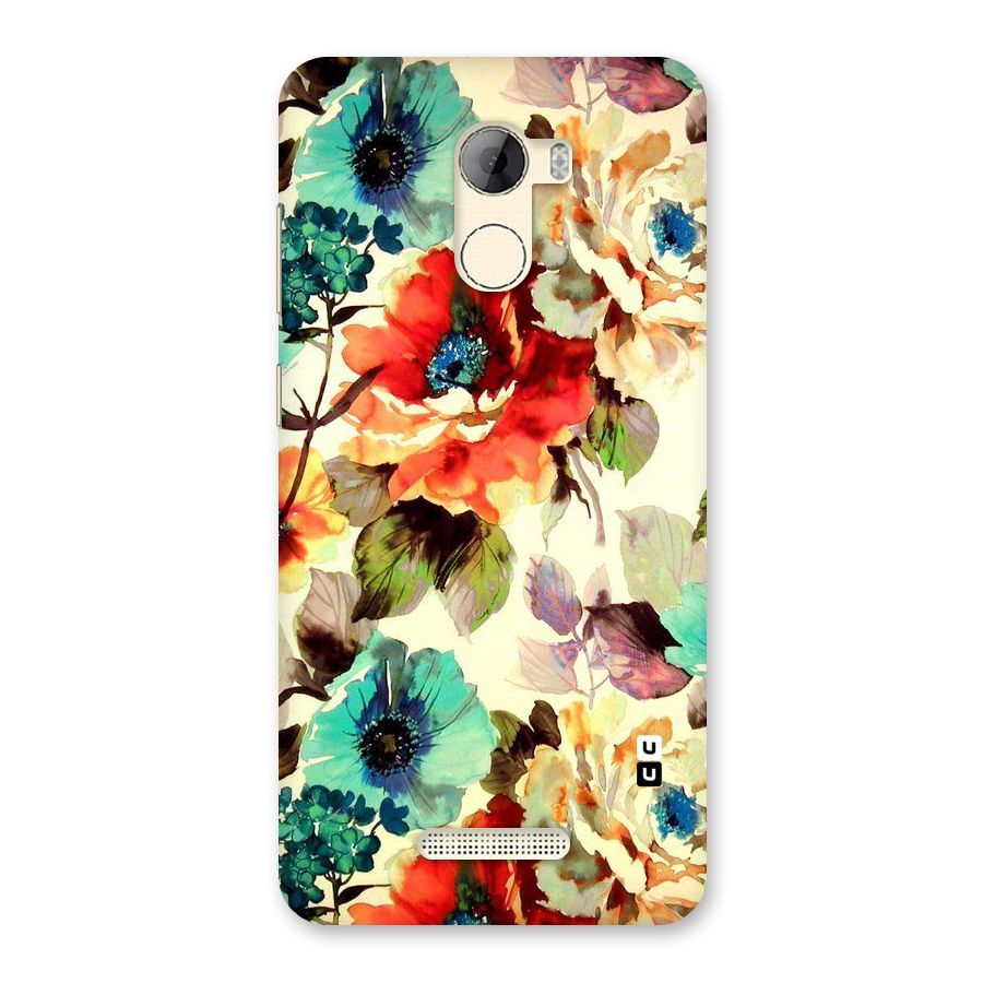 Artsy Bloom Flower Back Case for Gionee A1 LIte