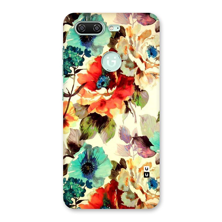 Artsy Bloom Flower Back Case for Gionee S10