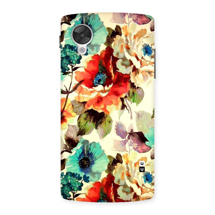 Artsy Bloom Flower Back Case for Google Nexsus 5