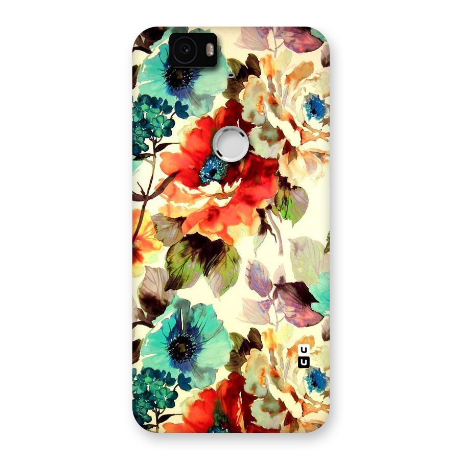 Artsy Bloom Flower Back Case for Google Nexus-6P