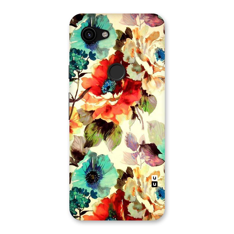 Artsy Bloom Flower Back Case for Google Pixel 3a