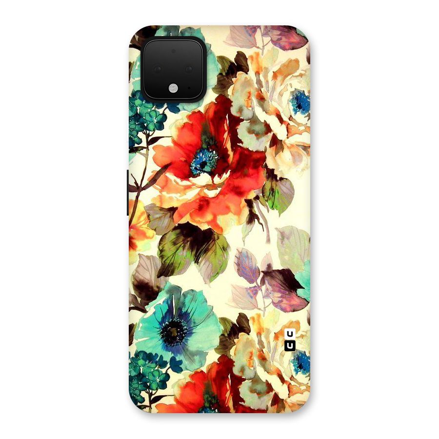 Artsy Bloom Flower Back Case for Google Pixel 4 XL