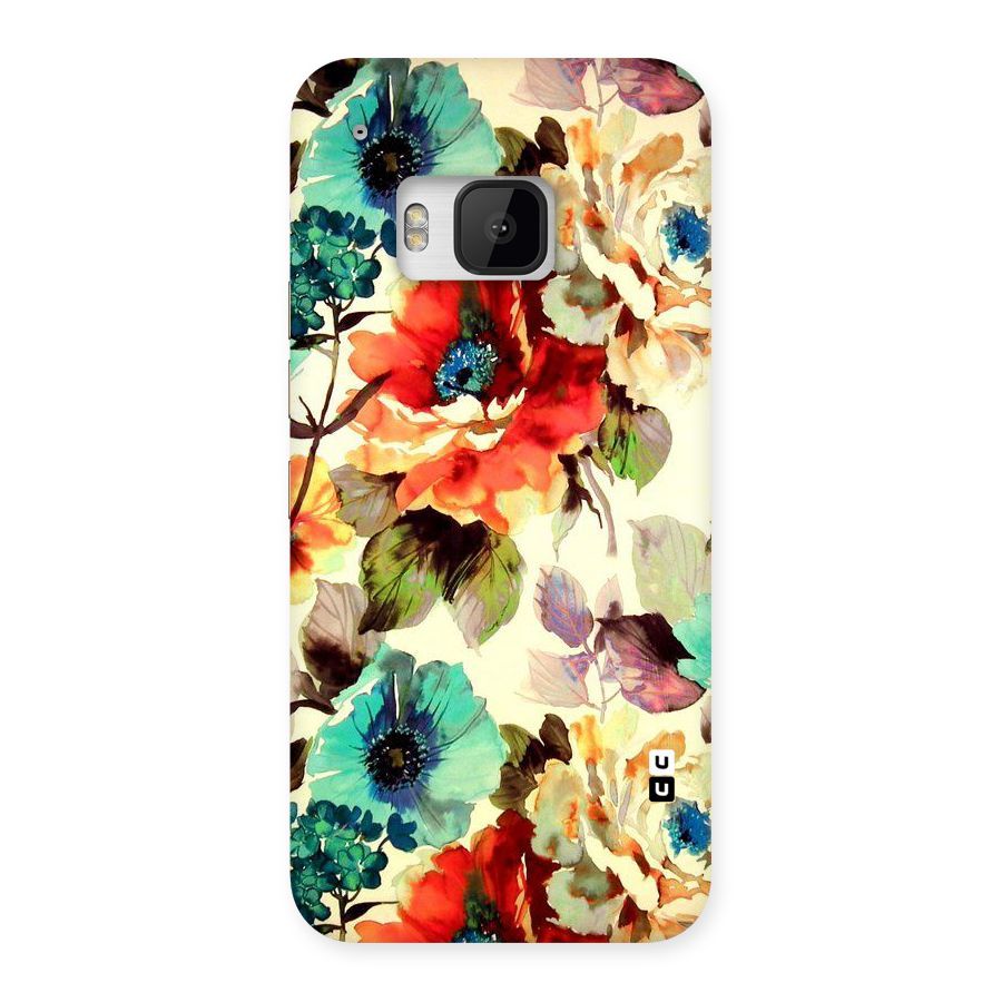 Artsy Bloom Flower Back Case for HTC One M9