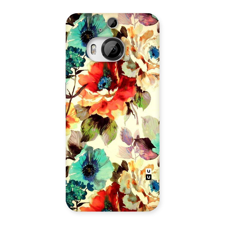 Artsy Bloom Flower Back Case for HTC One M9 Plus
