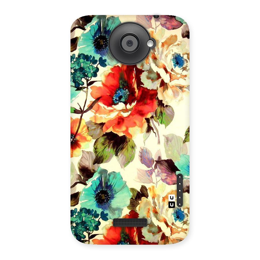 Artsy Bloom Flower Back Case for HTC One X