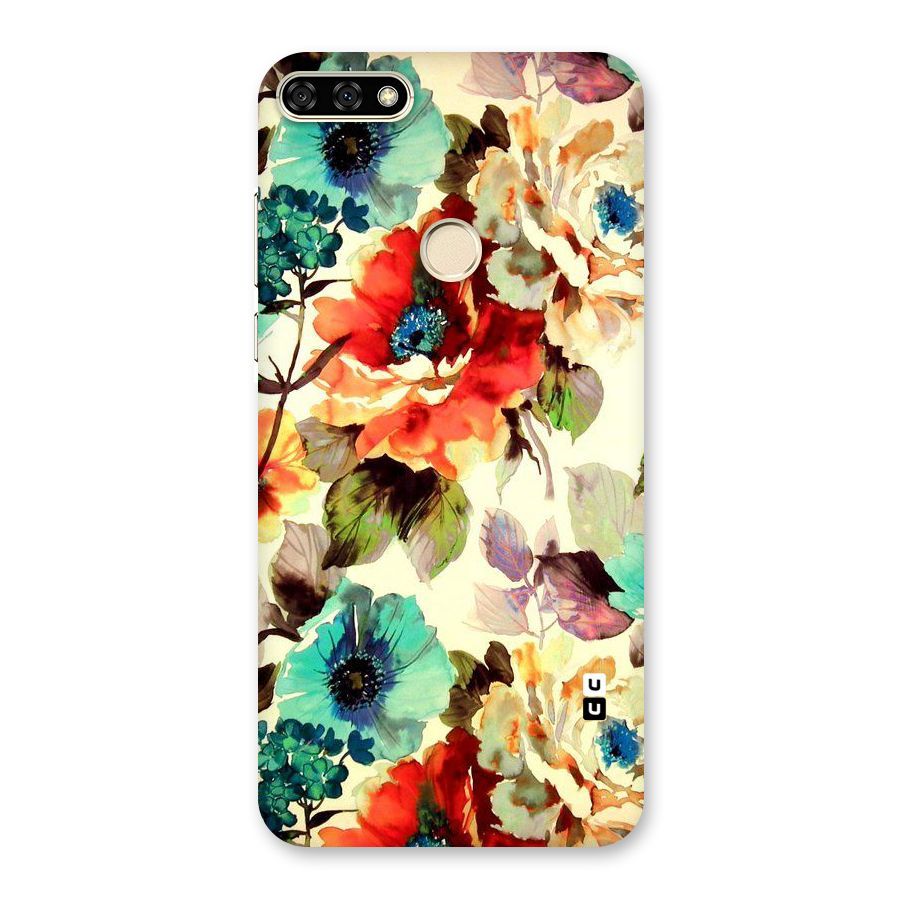 Artsy Bloom Flower Back Case for Honor 7A