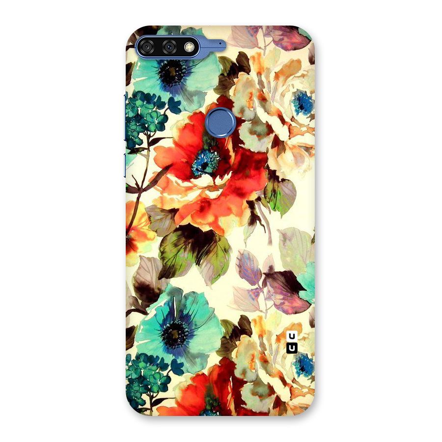 Artsy Bloom Flower Back Case for Honor 7C