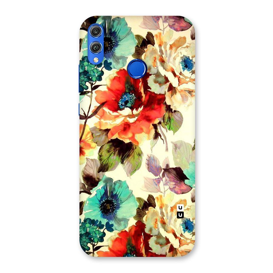 Artsy Bloom Flower Back Case for Honor 8X