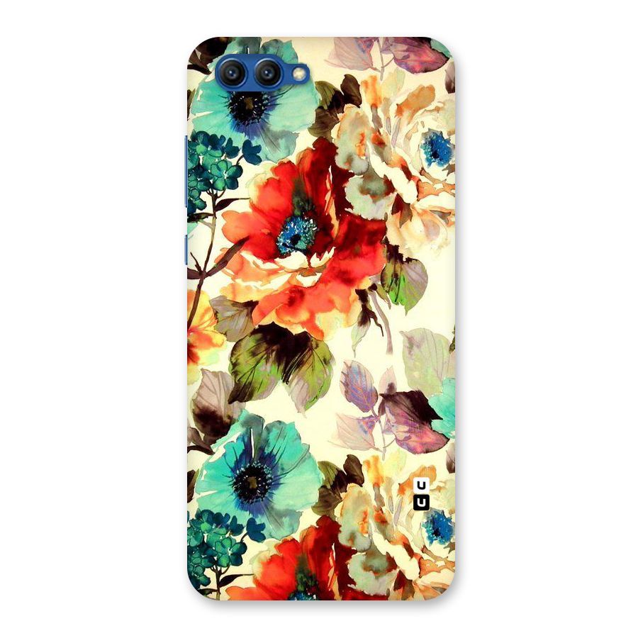Artsy Bloom Flower Back Case for Honor View 10