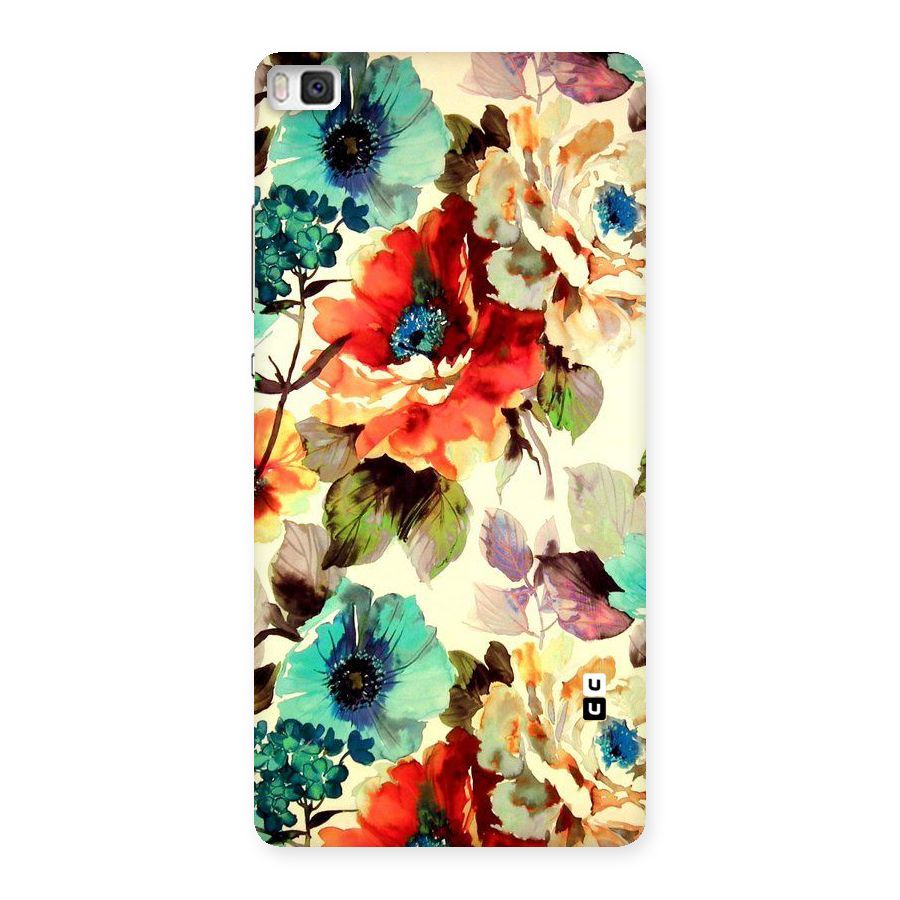 Artsy Bloom Flower Back Case for Huawei P8