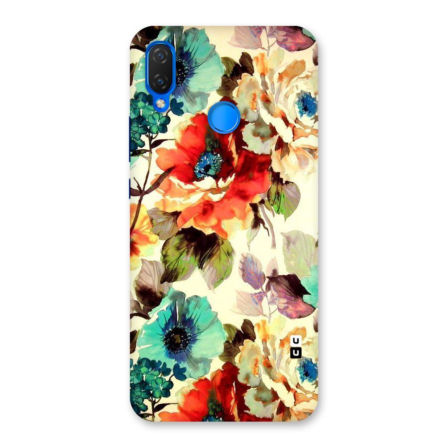 Artsy Bloom Flower Back Case for Huawei P Smart+