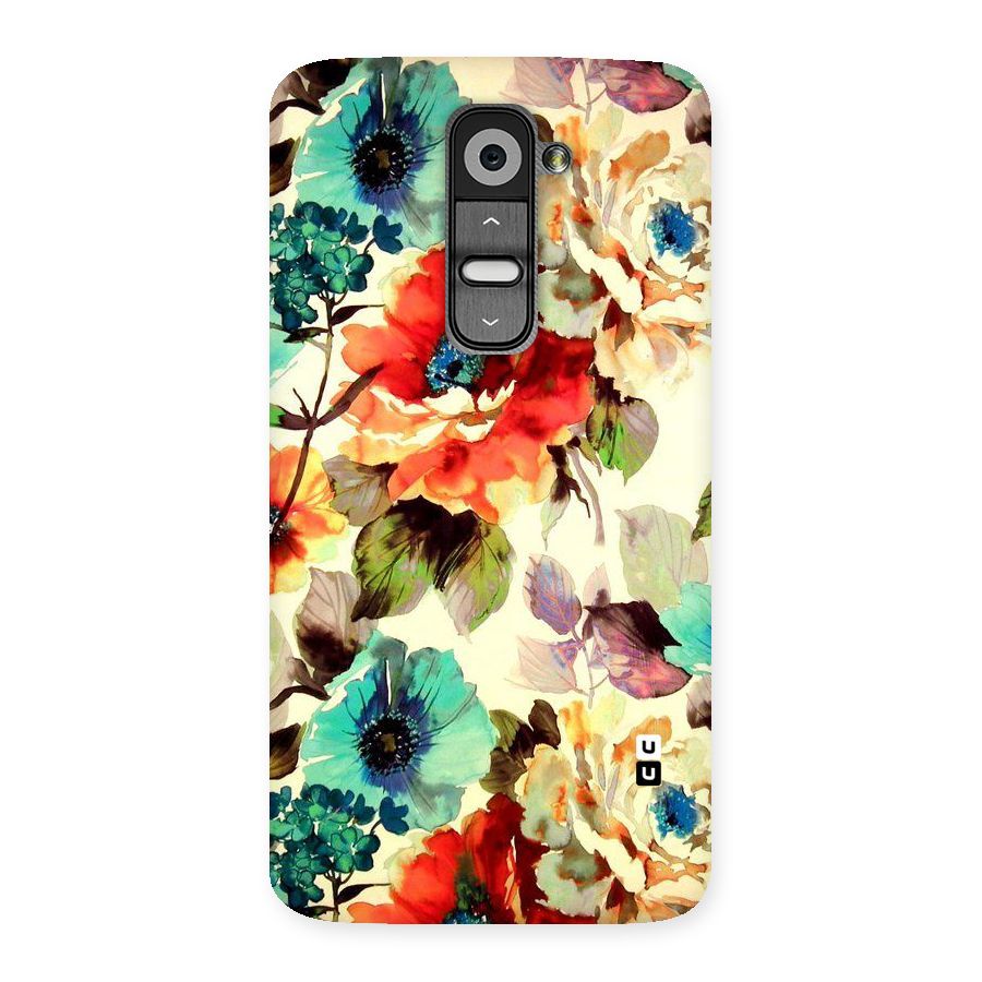 Artsy Bloom Flower Back Case for LG G2