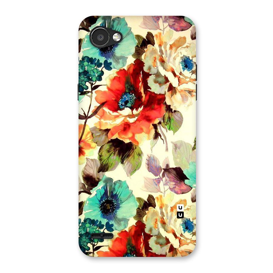 Artsy Bloom Flower Back Case for LG Q6