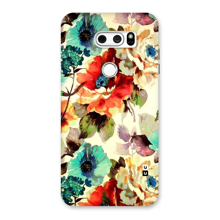 Artsy Bloom Flower Back Case for LG V30
