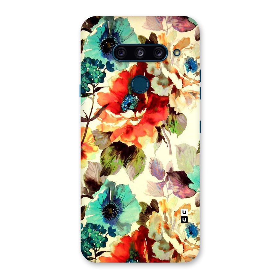 Artsy Bloom Flower Back Case for LG  V40 ThinQ