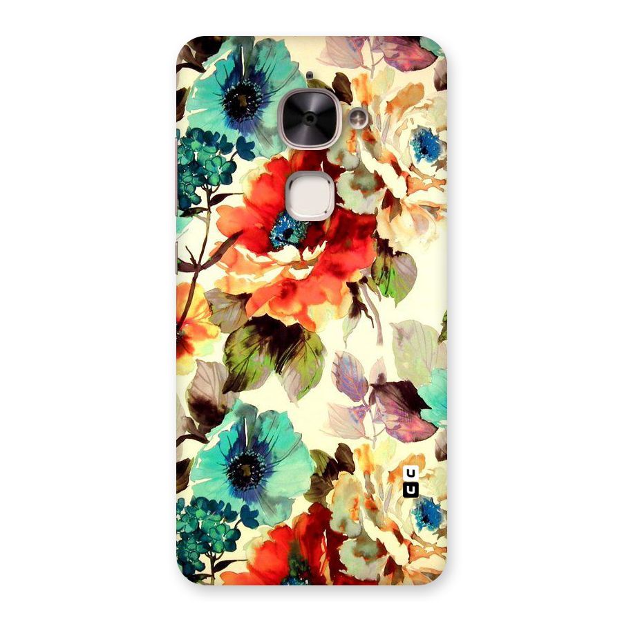 Artsy Bloom Flower Back Case for Le 2