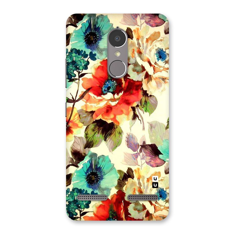 Artsy Bloom Flower Back Case for Lenovo K6