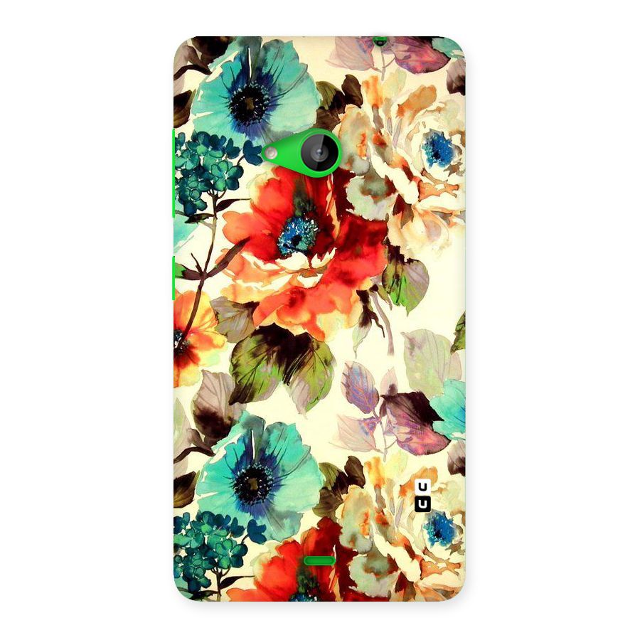 Artsy Bloom Flower Back Case for Lumia 535