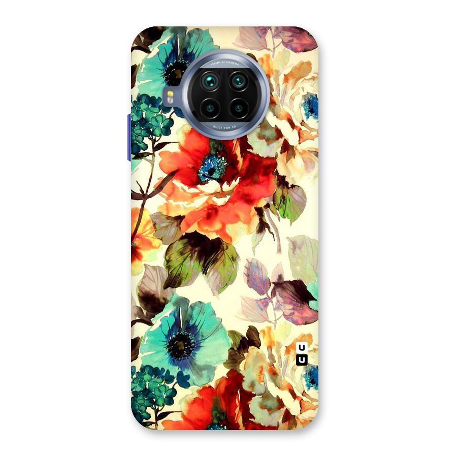 Artsy Bloom Flower Back Case for Mi 10i