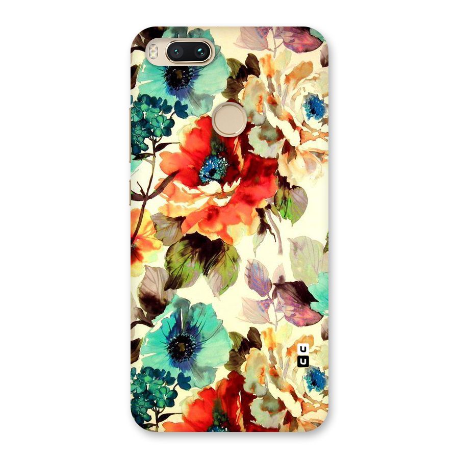 Artsy Bloom Flower Back Case for Mi A1