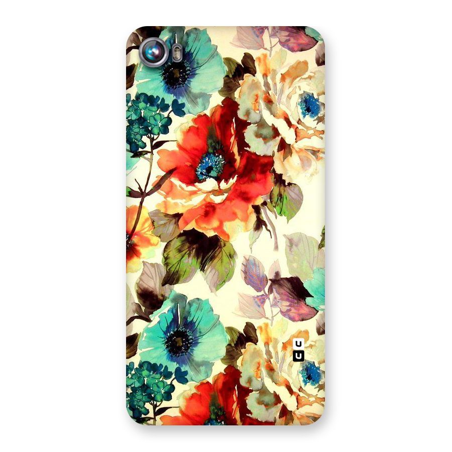 Artsy Bloom Flower Back Case for Micromax Canvas Fire 4 A107
