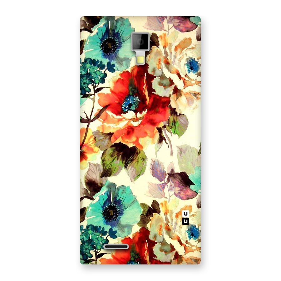 Artsy Bloom Flower Back Case for Micromax Canvas Xpress A99
