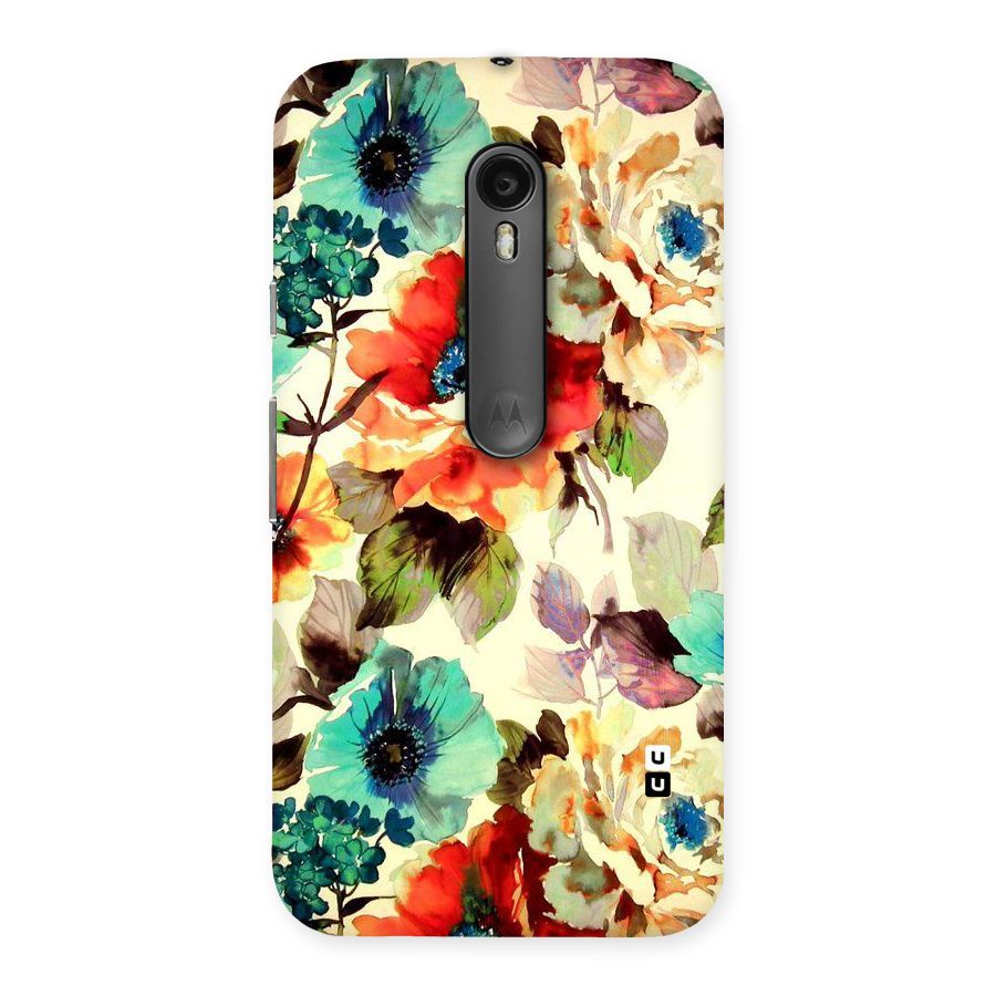 Artsy Bloom Flower Back Case for Moto G3